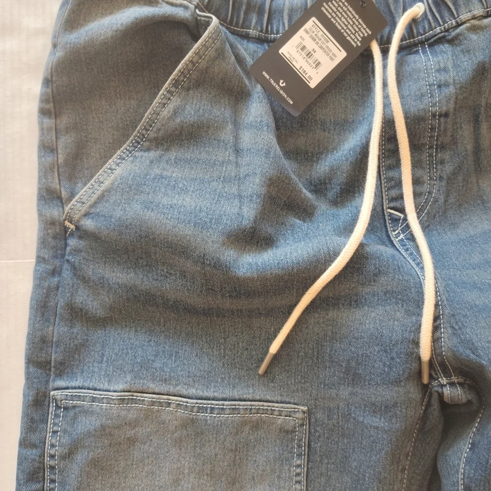 True Religion Relaxed Fit Blue Jeans‎